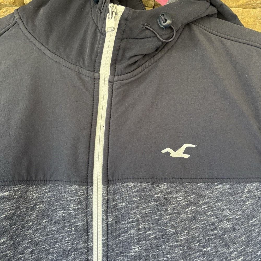 Hollister Mens Full Zip Hooded Zip Up  Jacket‎ Size S - Picture 2 of 7